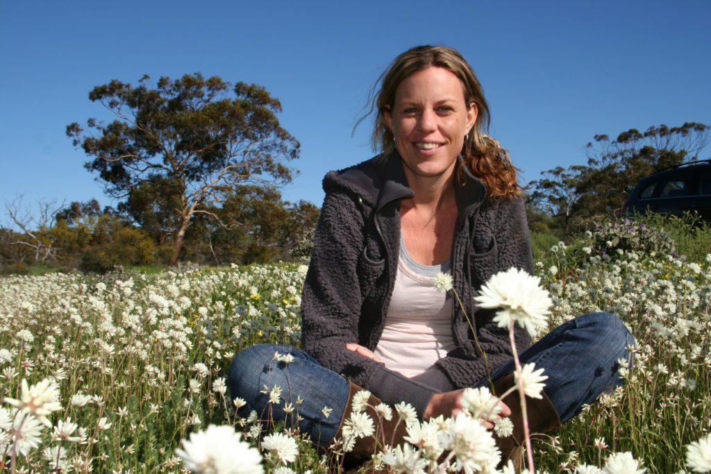 A younger Fleur on the family farm she transformed into an award winning tourism business.