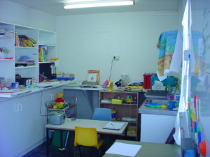 Sam's School room on the family farm.