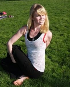 Practising yoga helps transform Lori's life. 